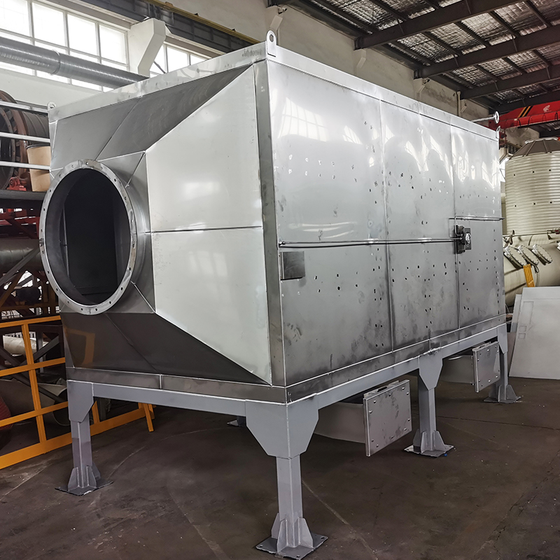 Ylälataus- ja sivupurkausrakenne 304 ruostumattomasta teräksestä valmistettu aktiivihiiliadsorptiolaatikko