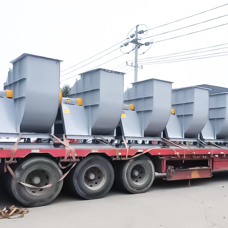 Hiiliteräksinen keskipakotuuletin