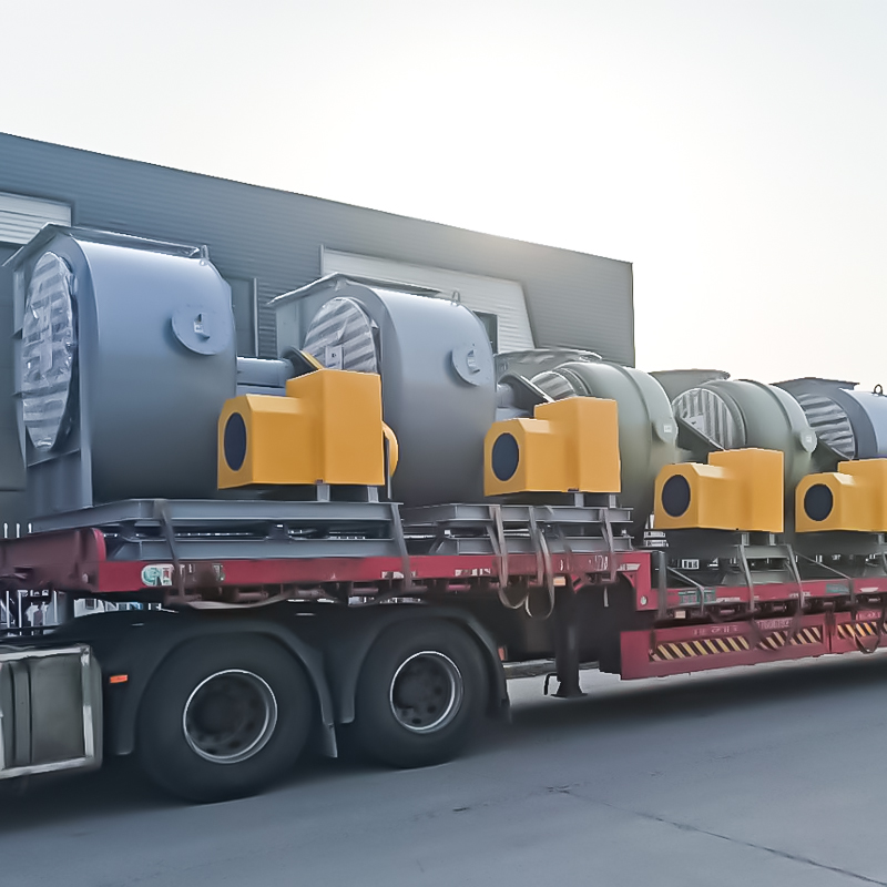 Hiiliteräksinen keskipakotuuletin