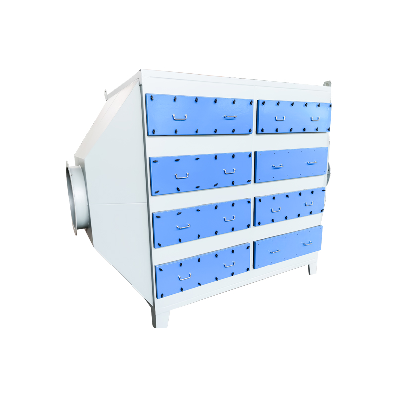 Laatikon tyyppinen hiiliteräksinen aktiivihiilisuodatin